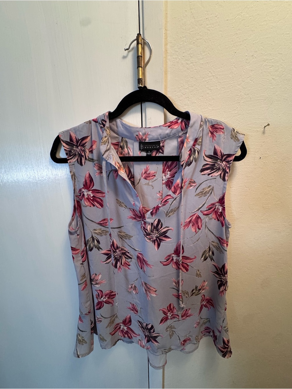 Collection B Lavender Floral Sleeveless Camisole